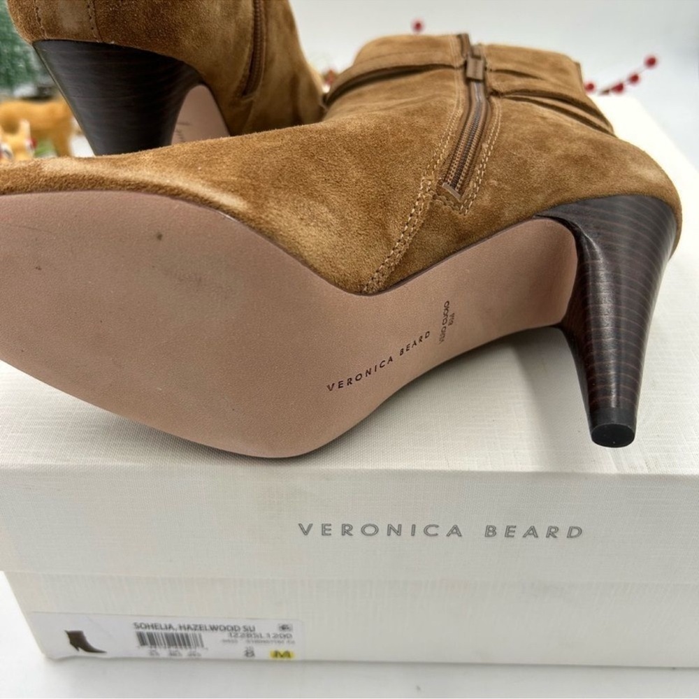 Women’s Veronica Beard, suede ankle boots size 8 - Picture 8 of 11